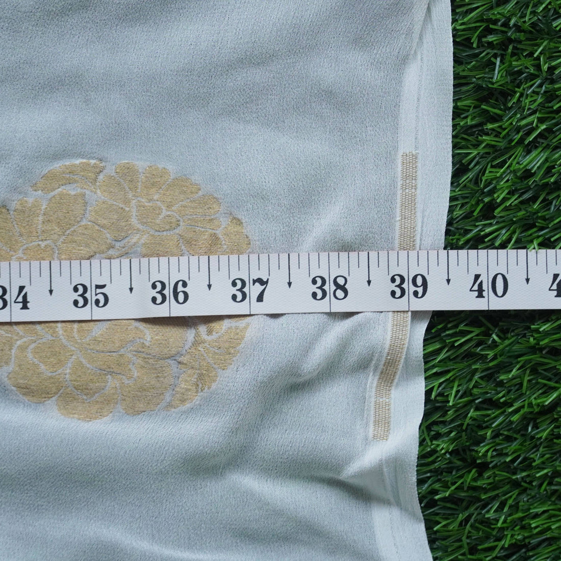 Pure Georgette Handloom Banarasi Fabric