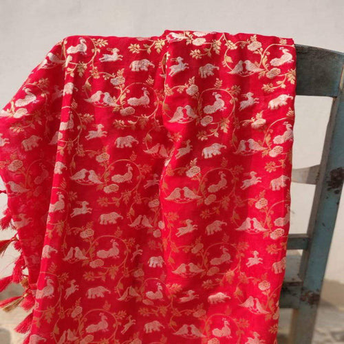 Georgette Shikargah Banarasi Dupatta