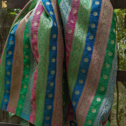 Brocade Silk Rangkat Banarasi Fabric