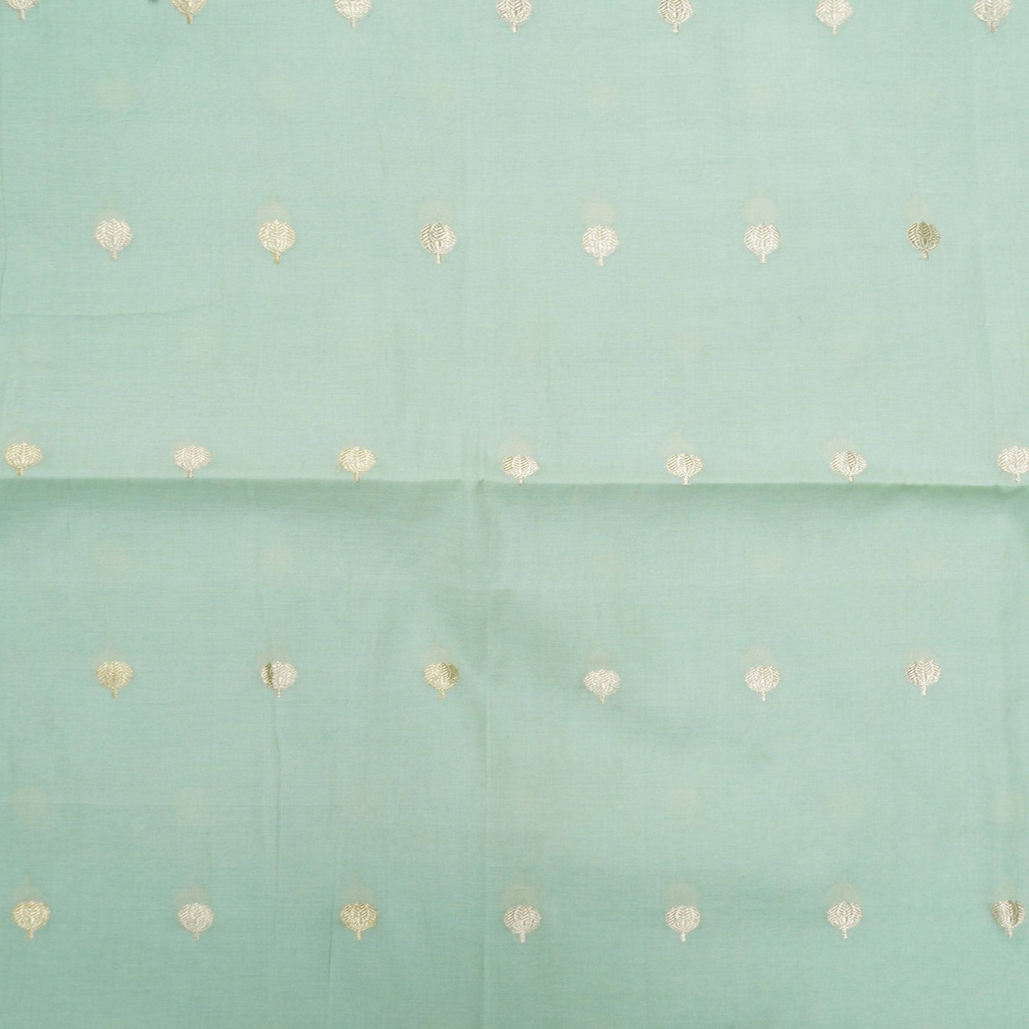 Handwoven Pure Cotton Banarasi Kadwa Booti Fabric