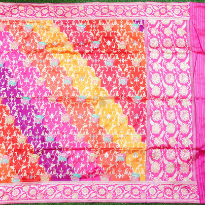 Katan Silk Handloom Banarasi Rangkat Dupatta - Khinkhwab