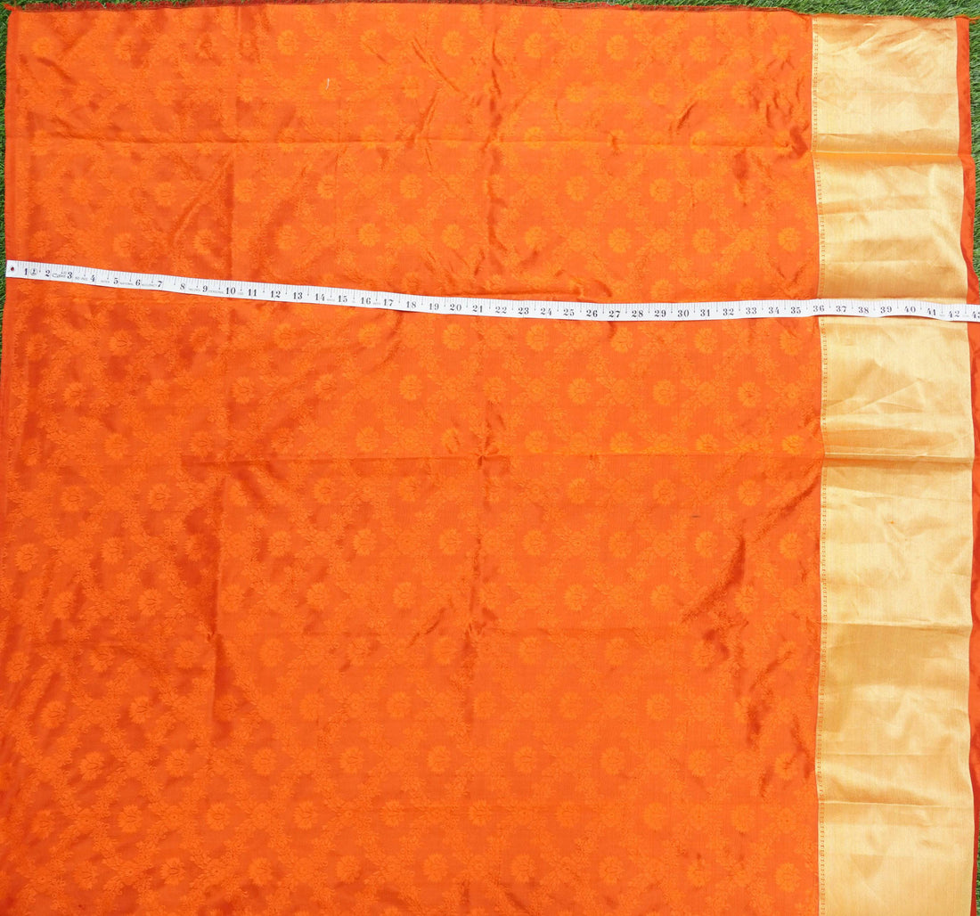 Handloom Banarasi Tanchoi Silk Fabric