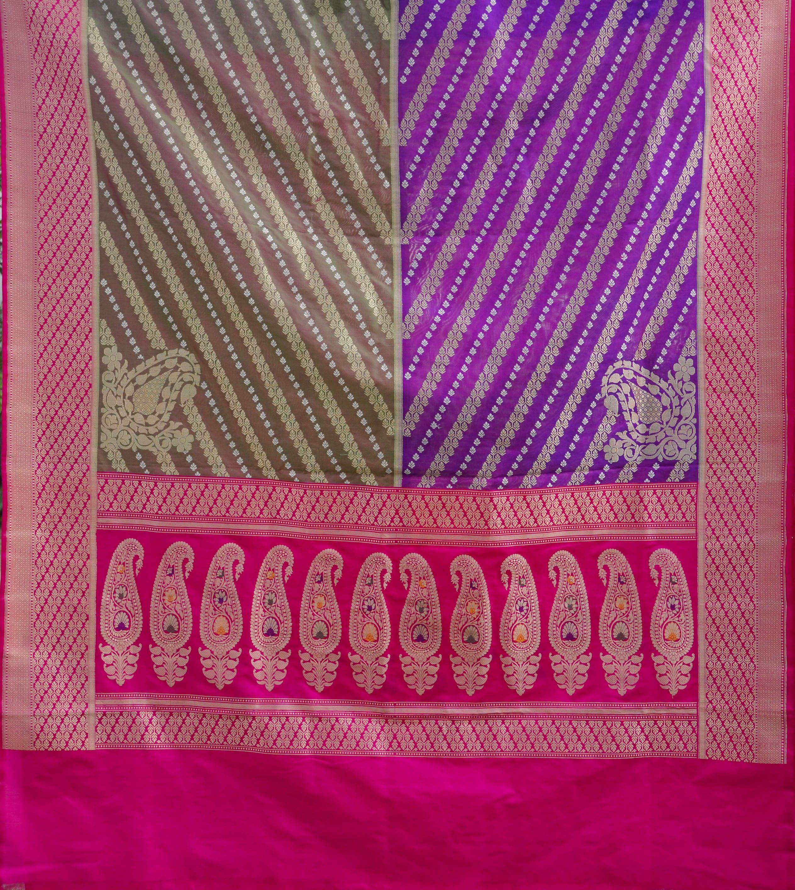 Handloom Banarasi Rangkat Silk Dupatta