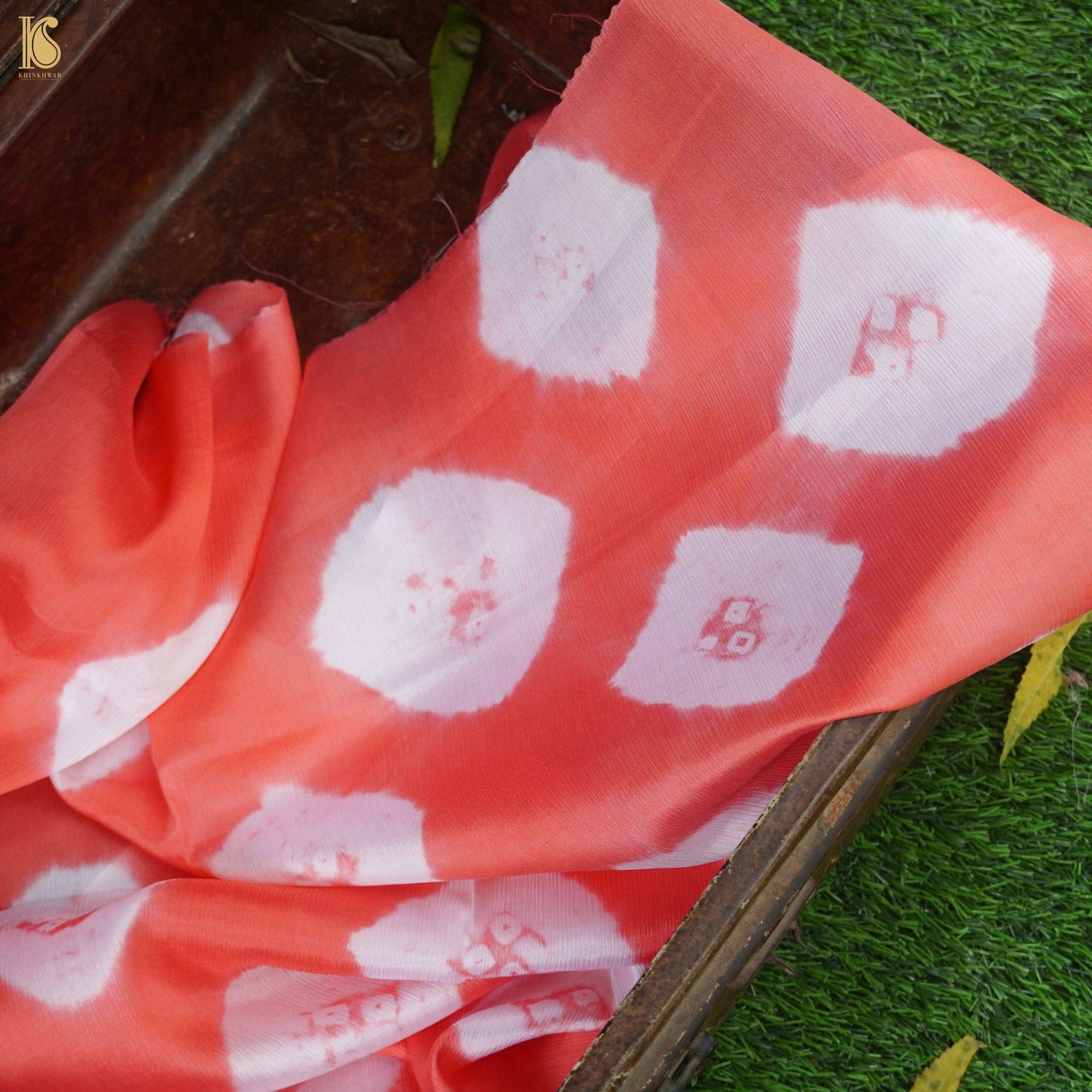 Pure Silk Chinon Shibori Fabric