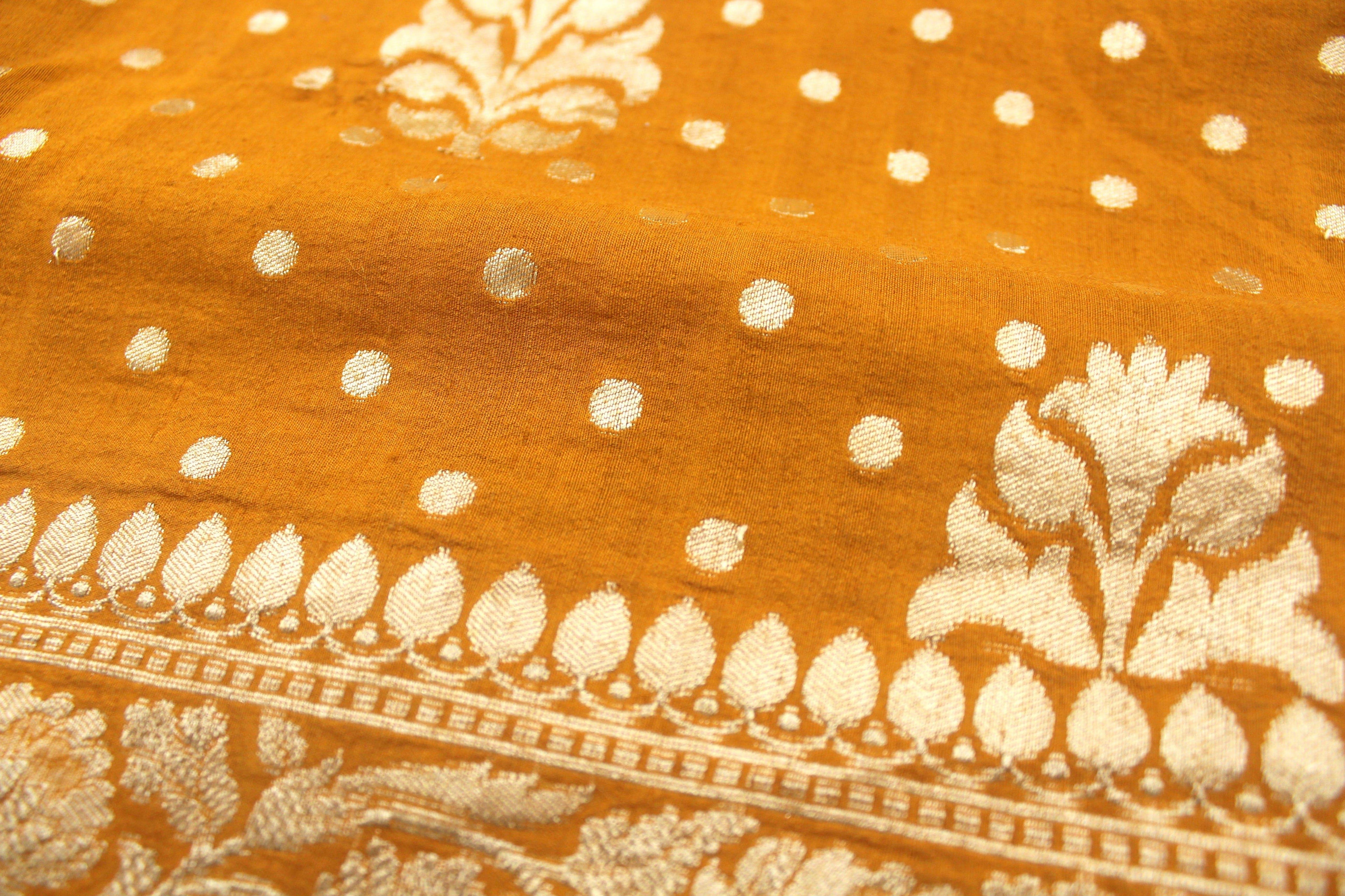 Moonga Silk Handloom Banarasi Saree