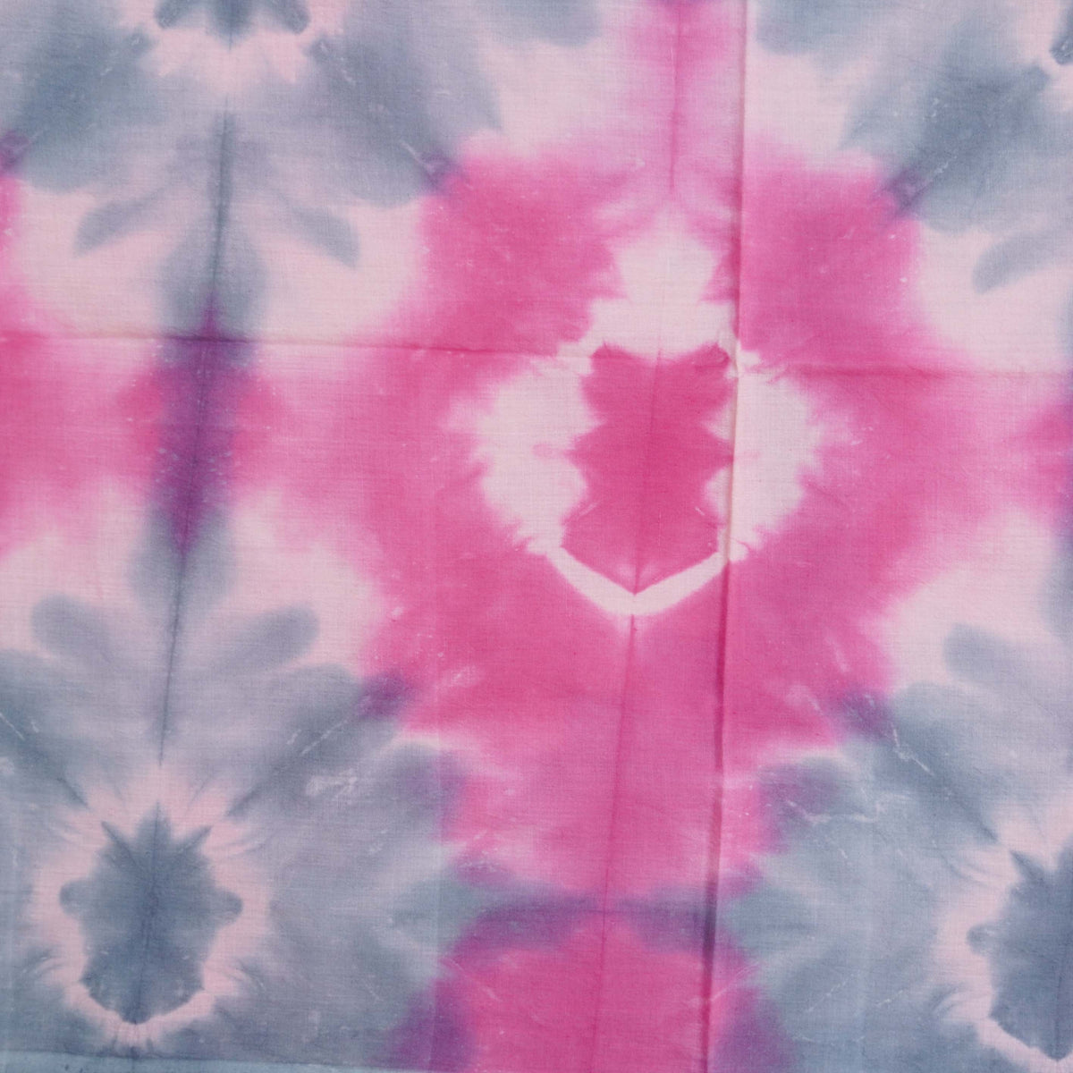 Pink Pure Cotton Tie Dye Stole - Khinkhwab