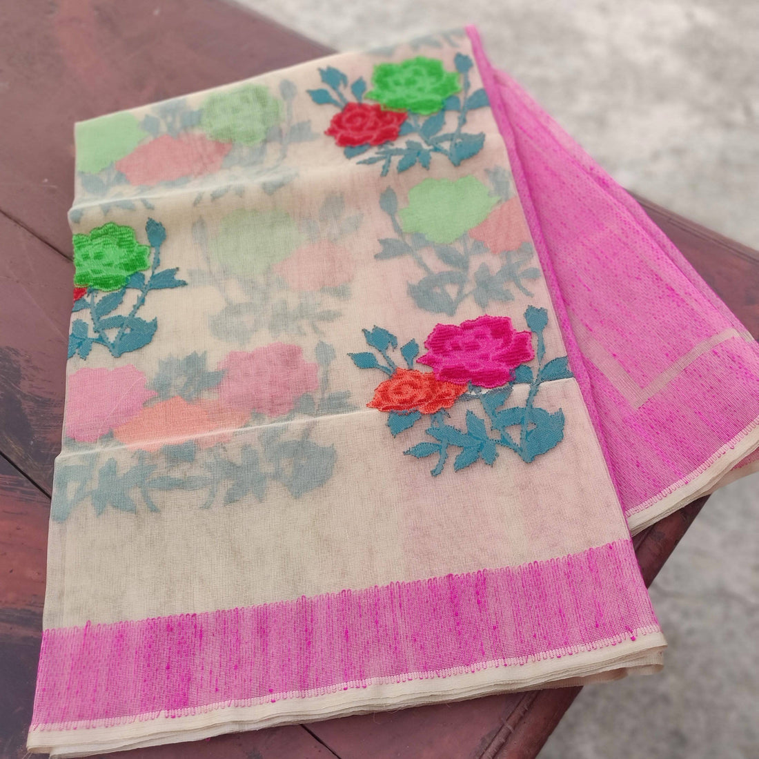 Banarasi Handwoven Dupion Dupatta