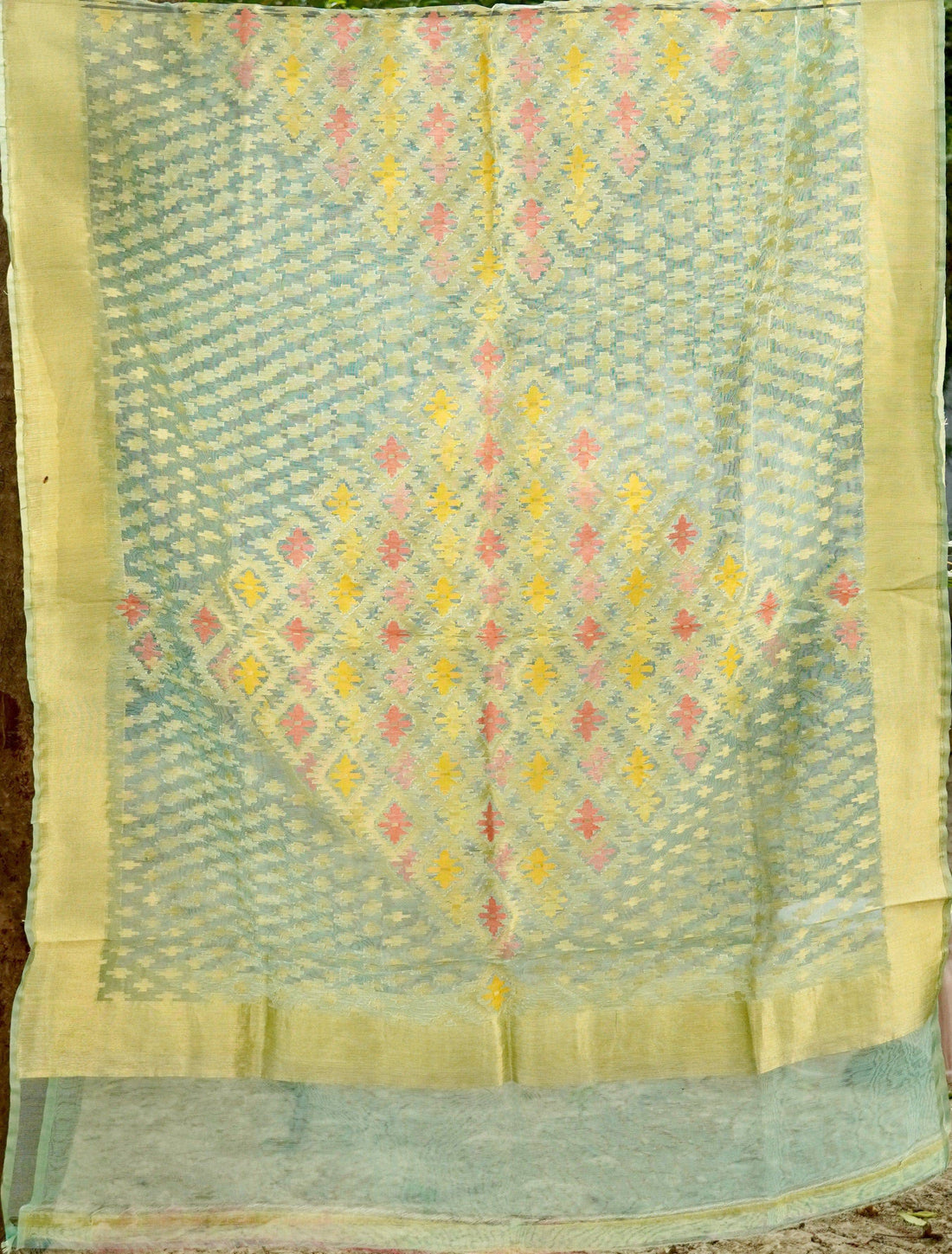 Pure Net Handloom Banarasi Dupatta