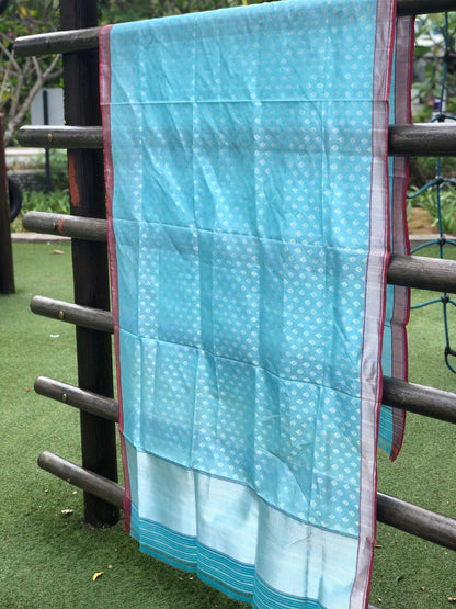 Handloom Banarasi Tissue Silk Dupatta
