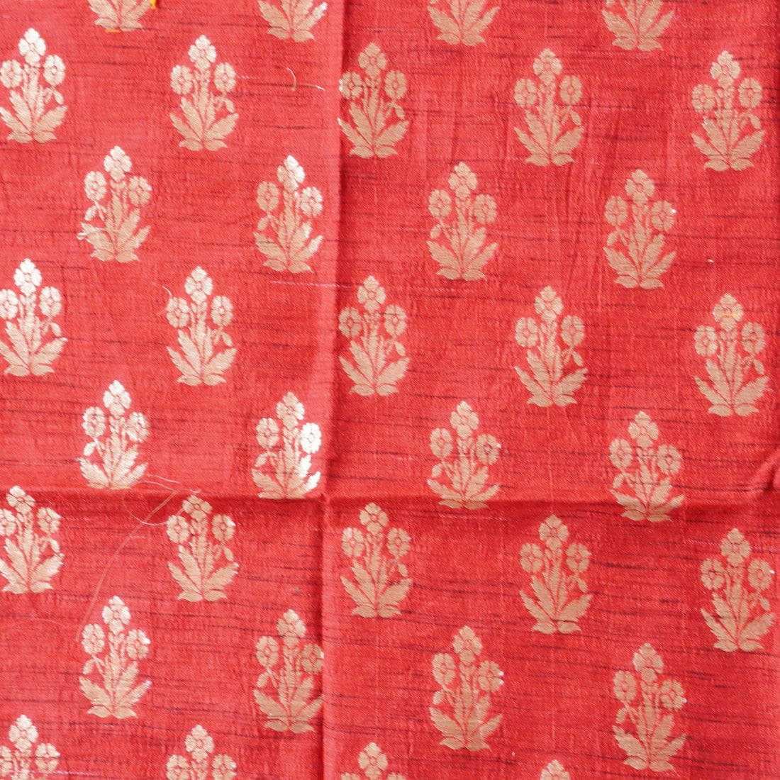 Handwoven Pure Tussar Silk Banarasi Fabric