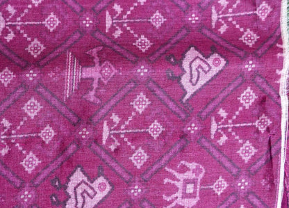Tussar Silk Patola Printed Saree