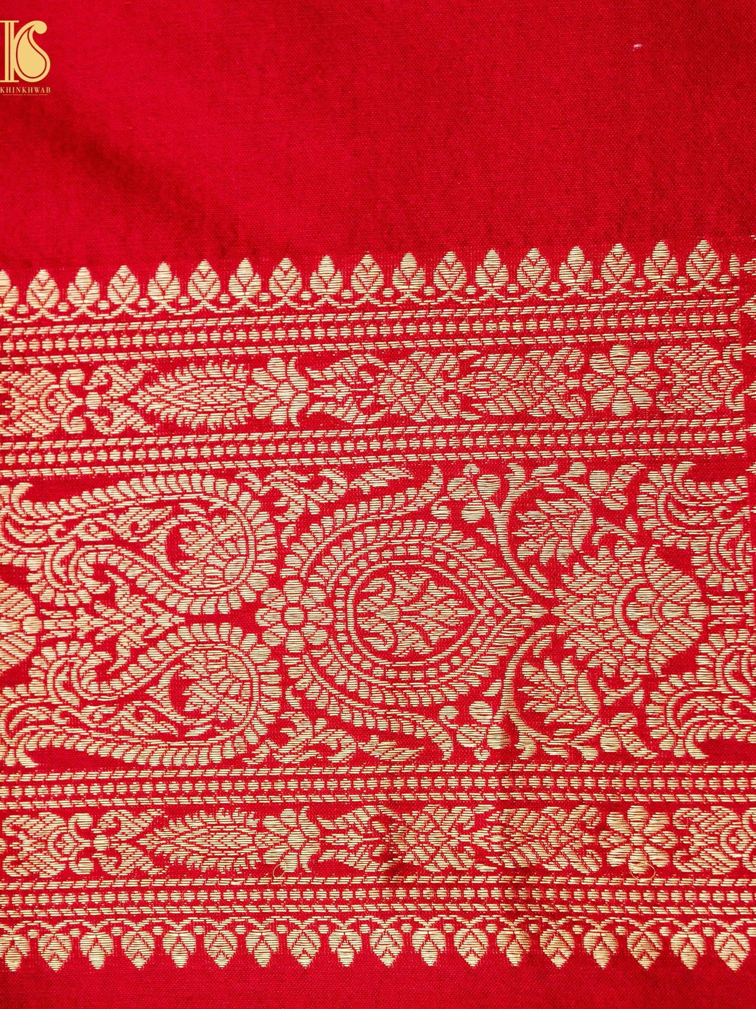 Handloom Banarasi Katan Silk Zari Tanchoi Saree