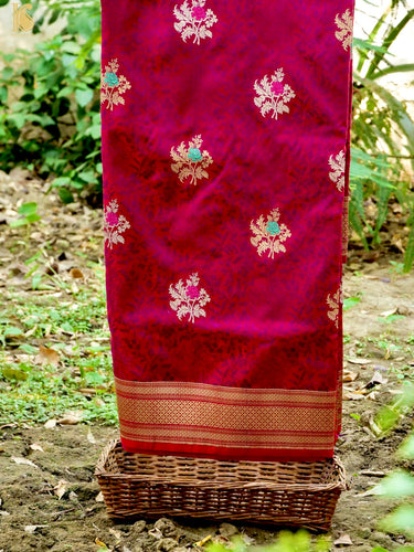 Handloom Banarasi Katan Silk Kadwa Tanchoi Saree