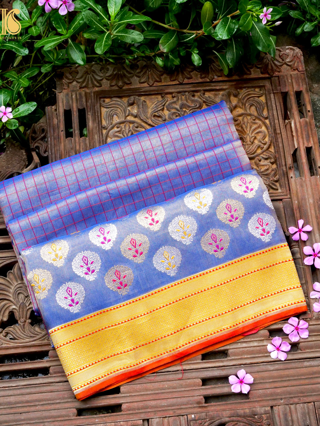 Handloom Banarasi Pure Katan Silk Kadwa Saree