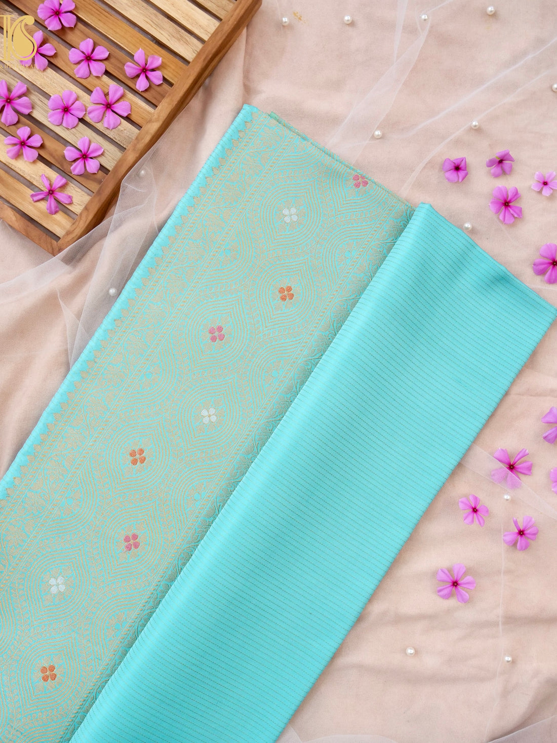 Handloom Banarasi Pure Katan Silk Kadwa Saree