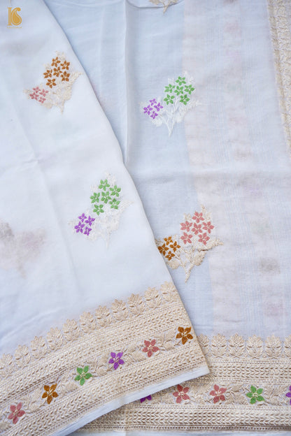 Handloom Georgette Banarasi Dyeable Dupatta