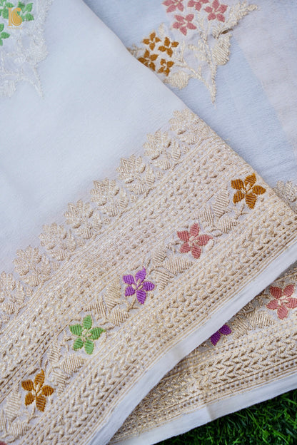 Handloom Georgette Banarasi Dyeable Dupatta
