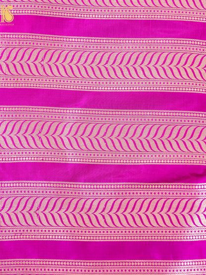 Handloom Banarasi Katan Silk Kalidar Pankha Booti Lehenga