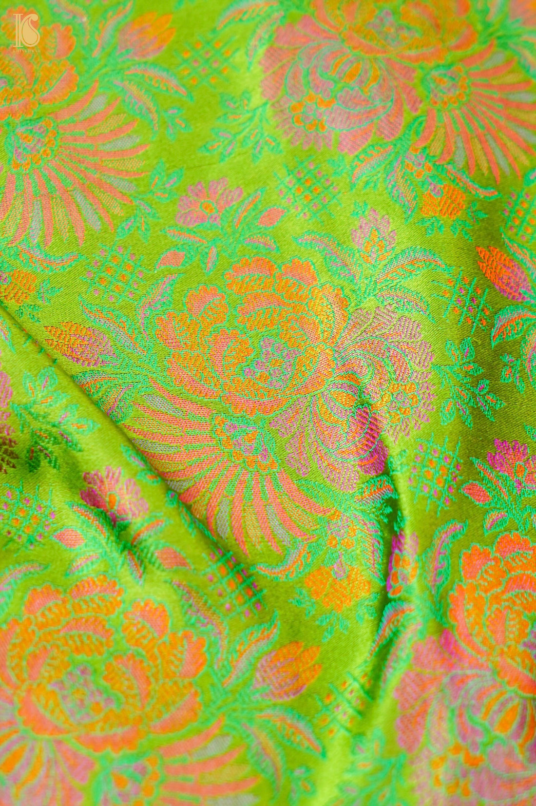 Handloom Banarasi Juhi Tanchoi Silk Fabric