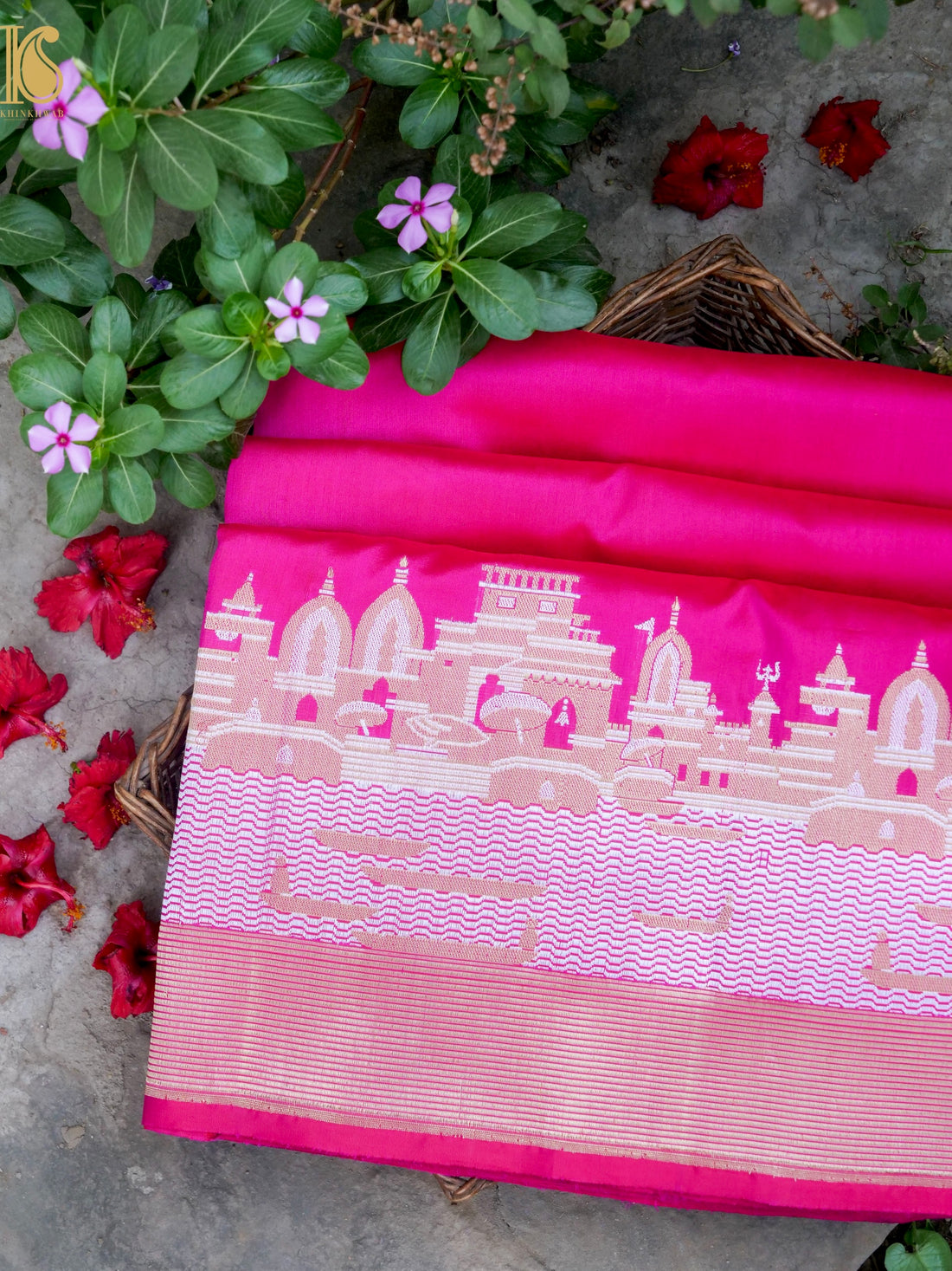 Handwoven Banaras Ghaat Pure Silk Saree