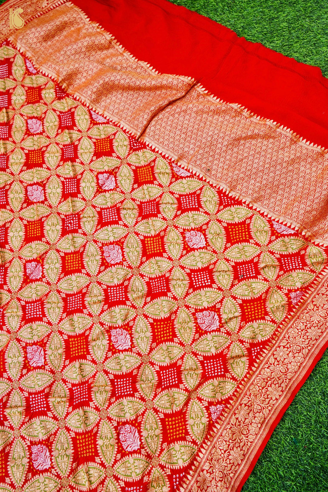 Georgette Banarasi Bandhani Dupatta