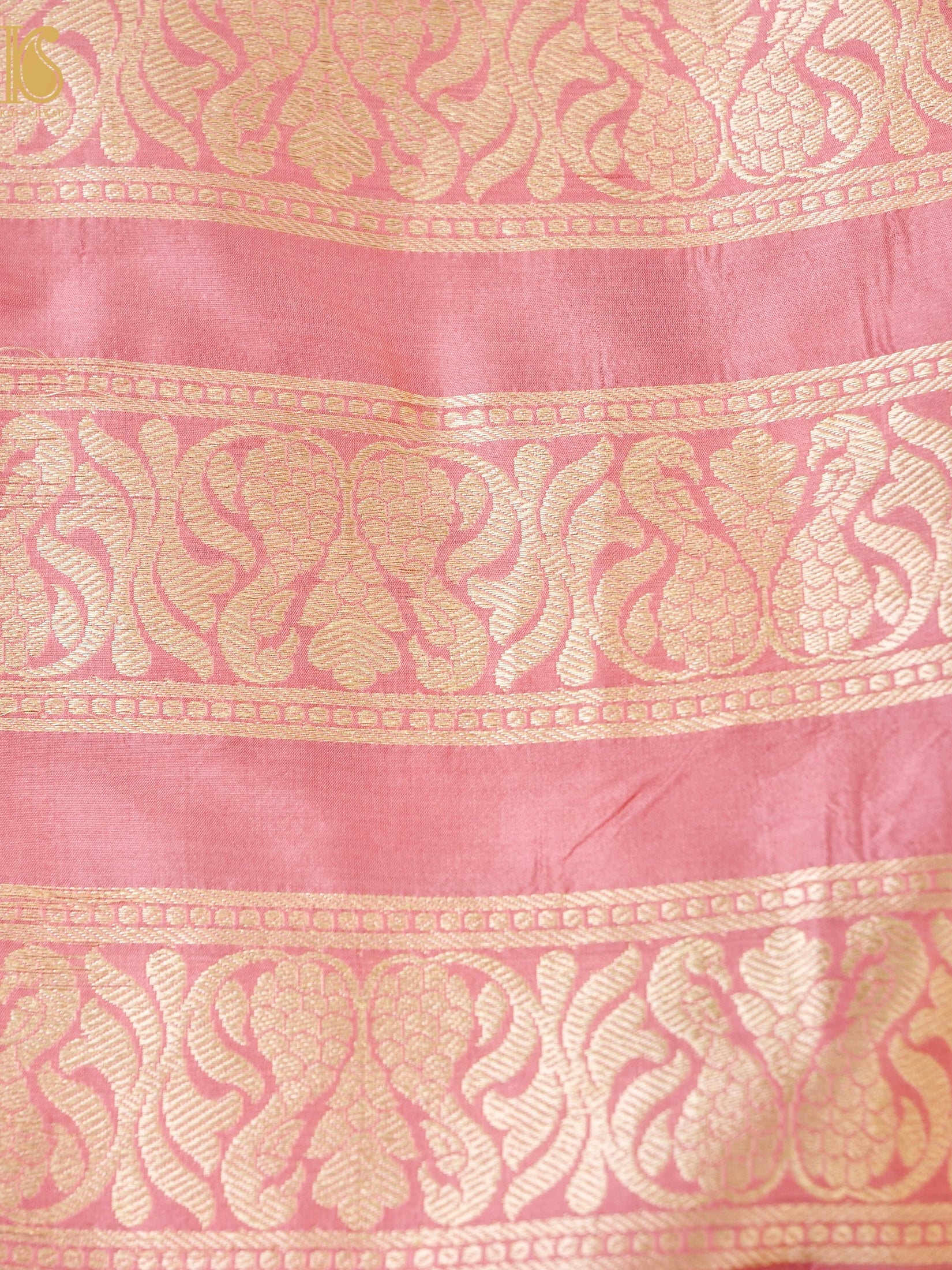 Handloom Banarasi Katan Silk Kalidar Mrinala Lehenga