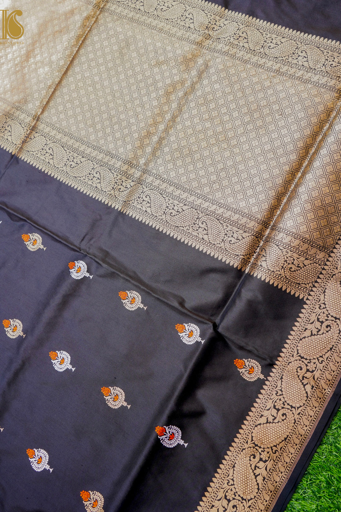 Banarasi Handloom Pure Katan Silk Kadwa Saree