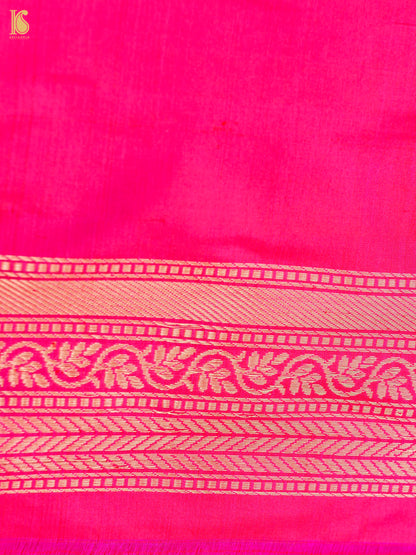 Handloom Banarasi Katan Silk Shikargah Jungle Saree