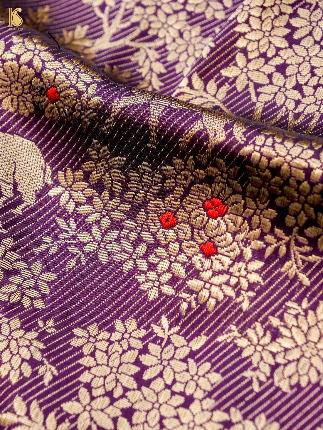 Handloom Banarasi Katan Silk Shikargah Jungle Saree