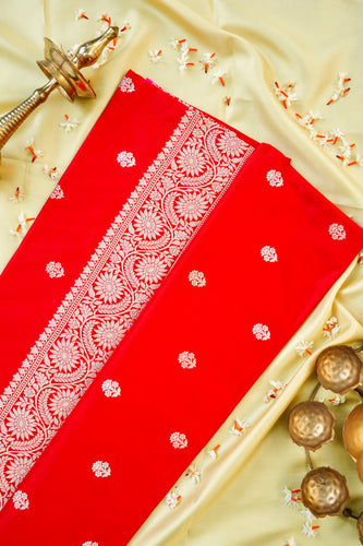 Handloom Banarasi Pure Katan Silk Kadwa Saree