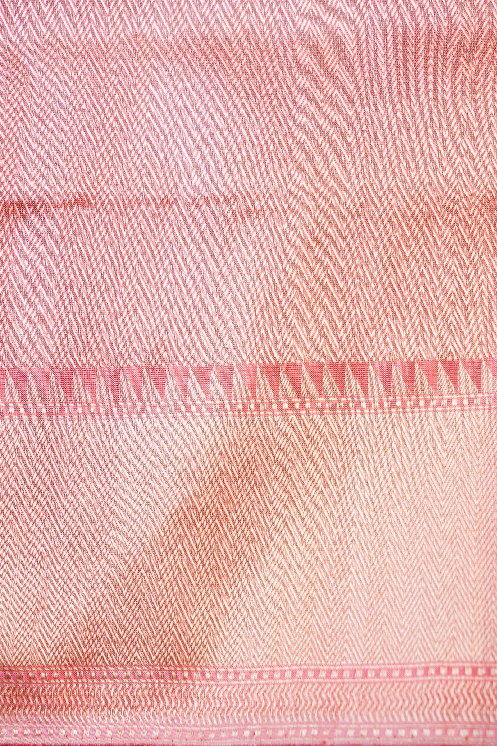 Handloom Banarasi Katan Silk Rangkat Pastel Saree