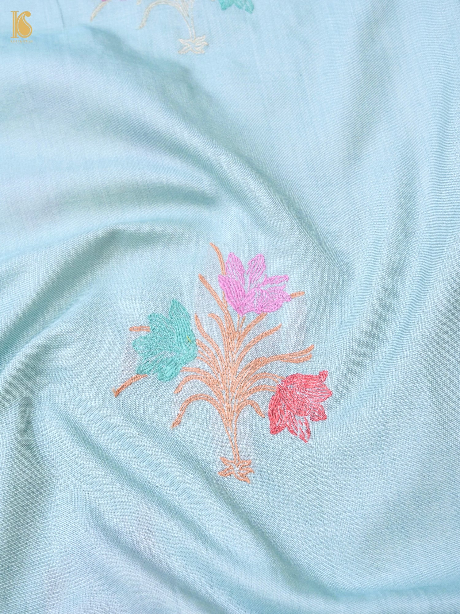 Handloom Katan Silk Banarasi Kadwa Ektara Saree