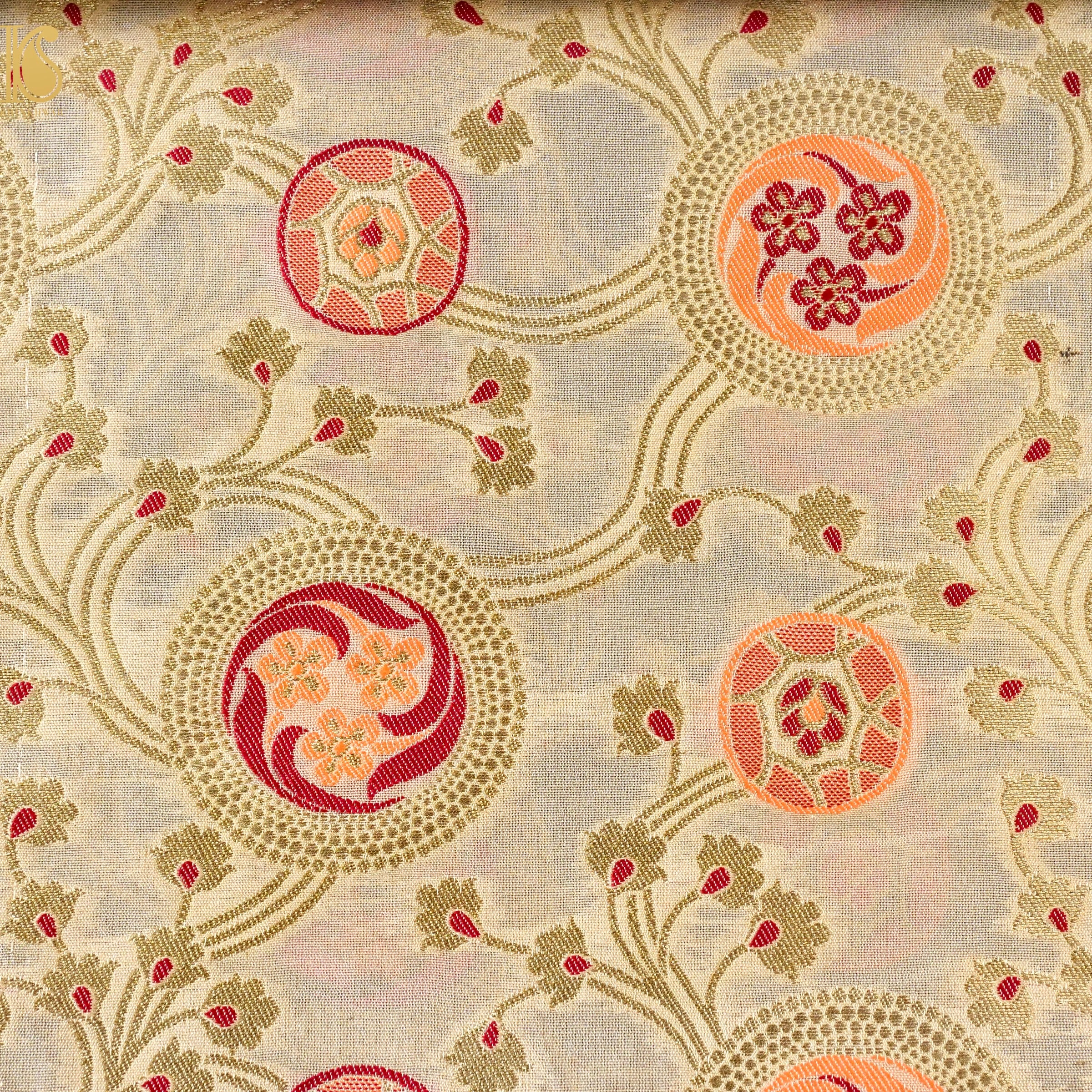 Banarasi Semi Silk Fabric