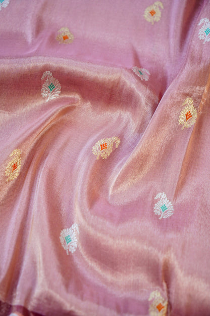 Handloom Banarasi Pure Silk Tissue Kadwa Saree