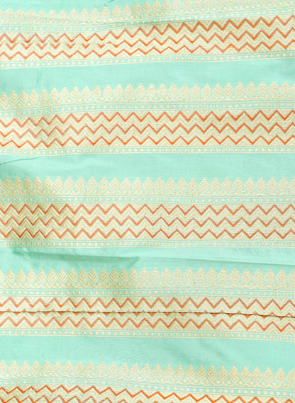 Handloom Banarasi Katan Silk Kalidar Rangtaal Lehenga