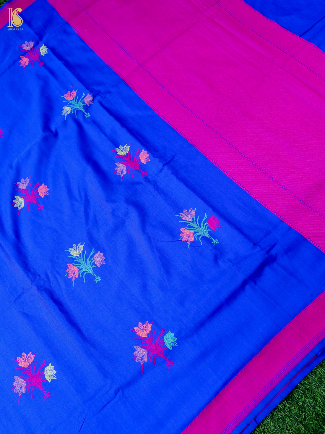 Handloom Katan Silk Banarasi Kadwa Ektara Saree
