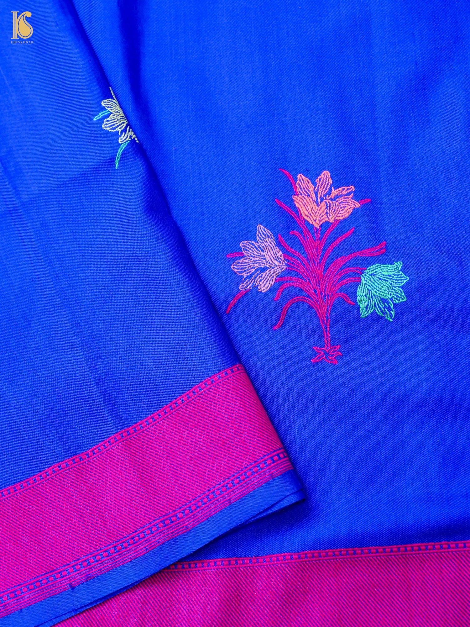 Handloom Katan Silk Banarasi Kadwa Ektara Saree