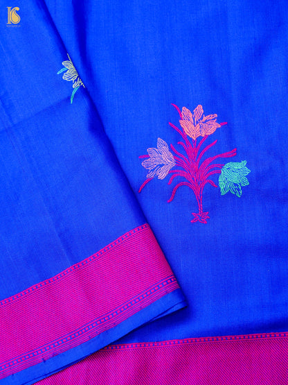 Handloom Katan Silk Banarasi Kadwa Ektara Saree