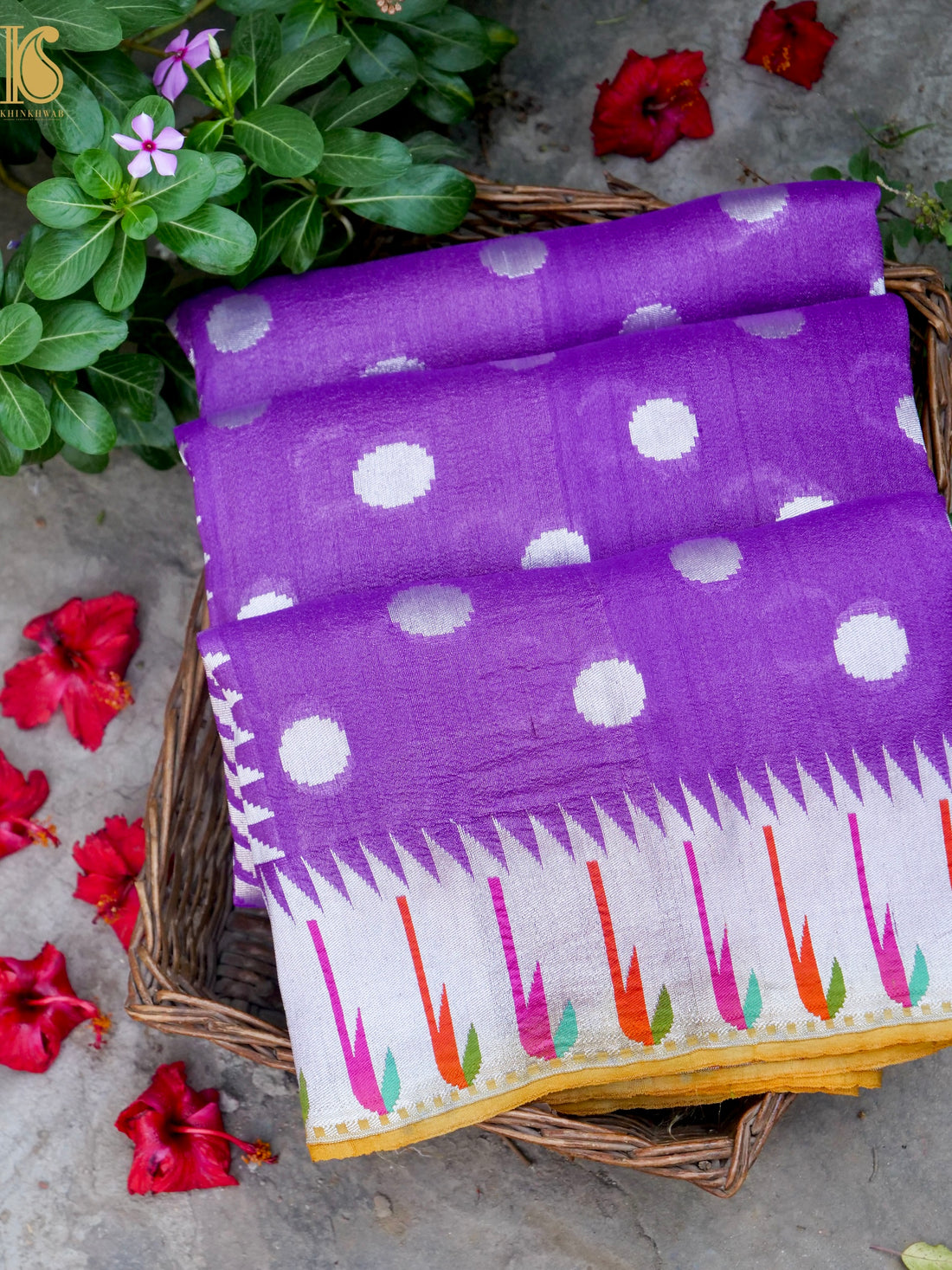 Banarasi Tussar Silk Muniya Saree