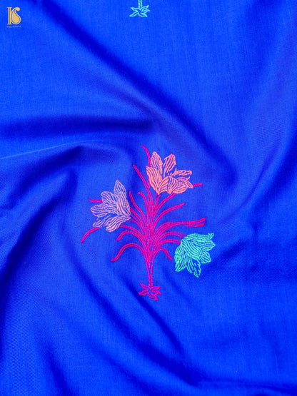 Handloom Katan Silk Banarasi Kadwa Ektara Saree