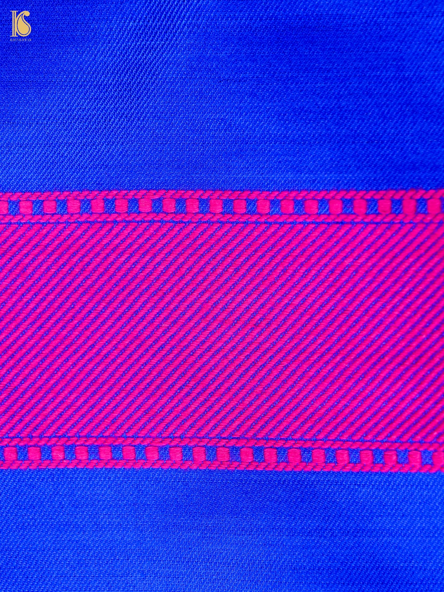 Handloom Katan Silk Banarasi Kadwa Ektara Saree