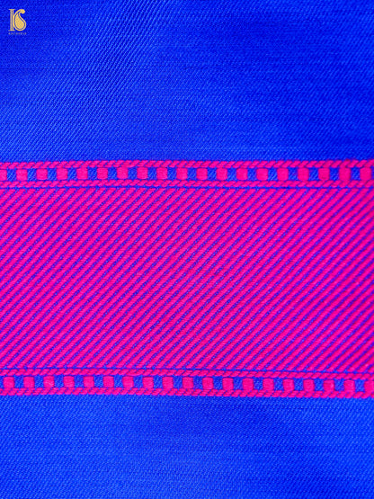 Handloom Katan Silk Banarasi Kadwa Ektara Saree
