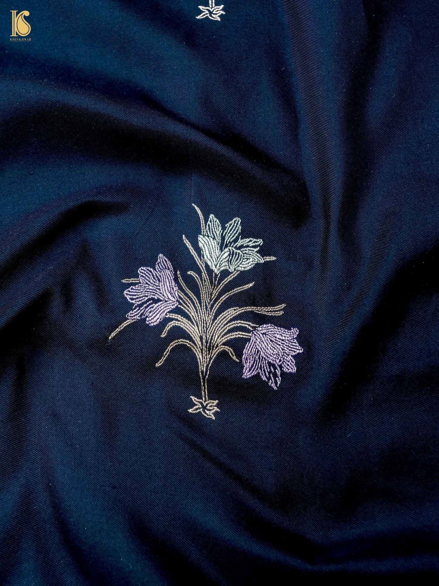 Handloom Katan Silk Banarasi Kadwa Ektara Saree
