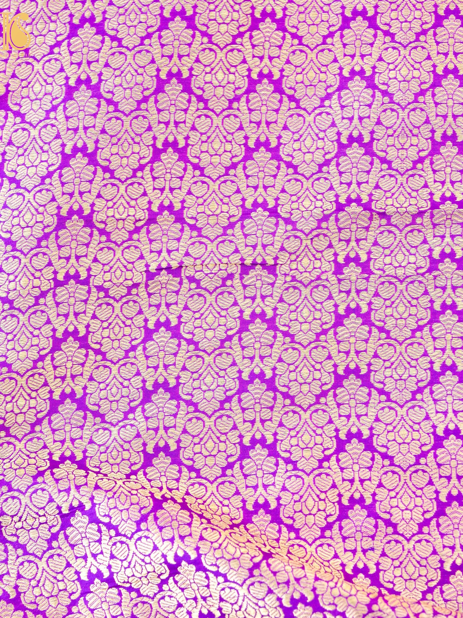 Handloom Banarasi Katan Silk Kalidar Rangtaal Lehenga