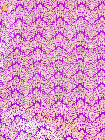 Handloom Banarasi Katan Silk Kalidar Rangtaal Lehenga