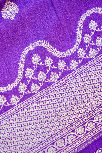 Moonga Silk Handloom Banarasi Suit Fabric