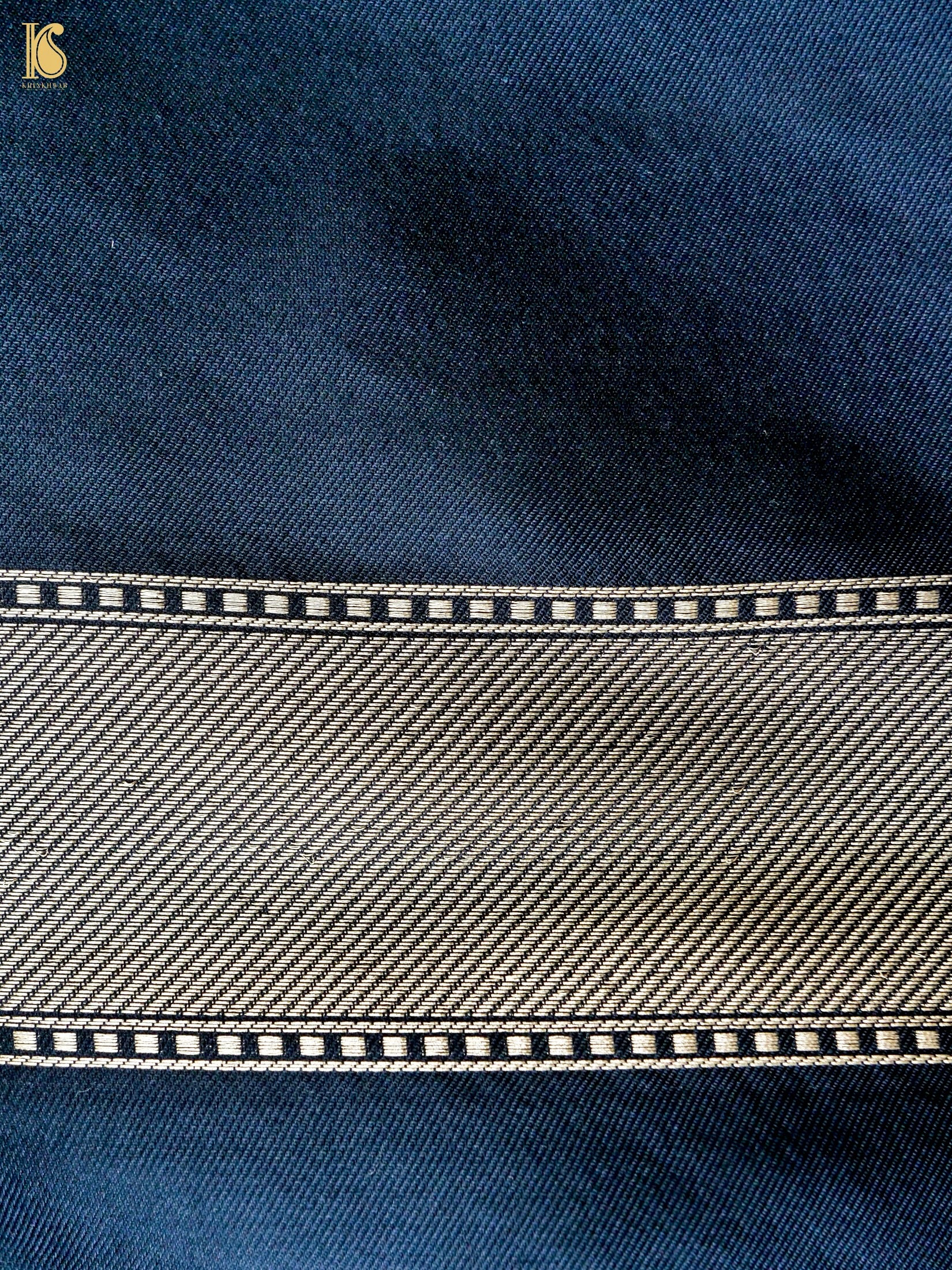 Handloom Katan Silk Banarasi Kadwa Ektara Saree