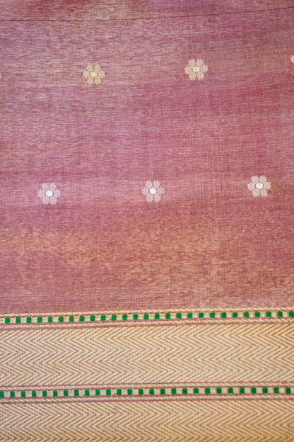 Handloom Banarasi Pure Silk Tissue Kadwa Saree