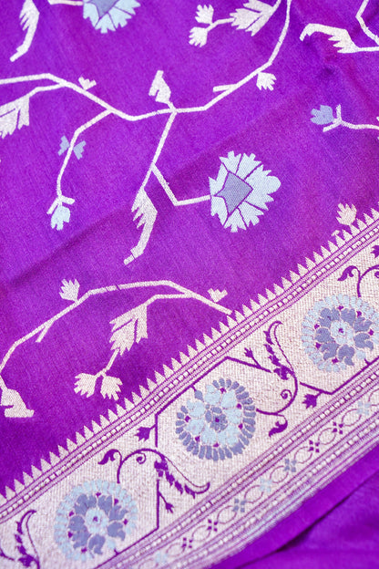 Moonga Silk Handloom Banarasi Suit Fabric