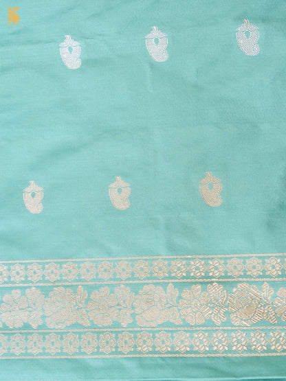 Handwoven Pure Sateen Silk Kadwa Banarasi Saree